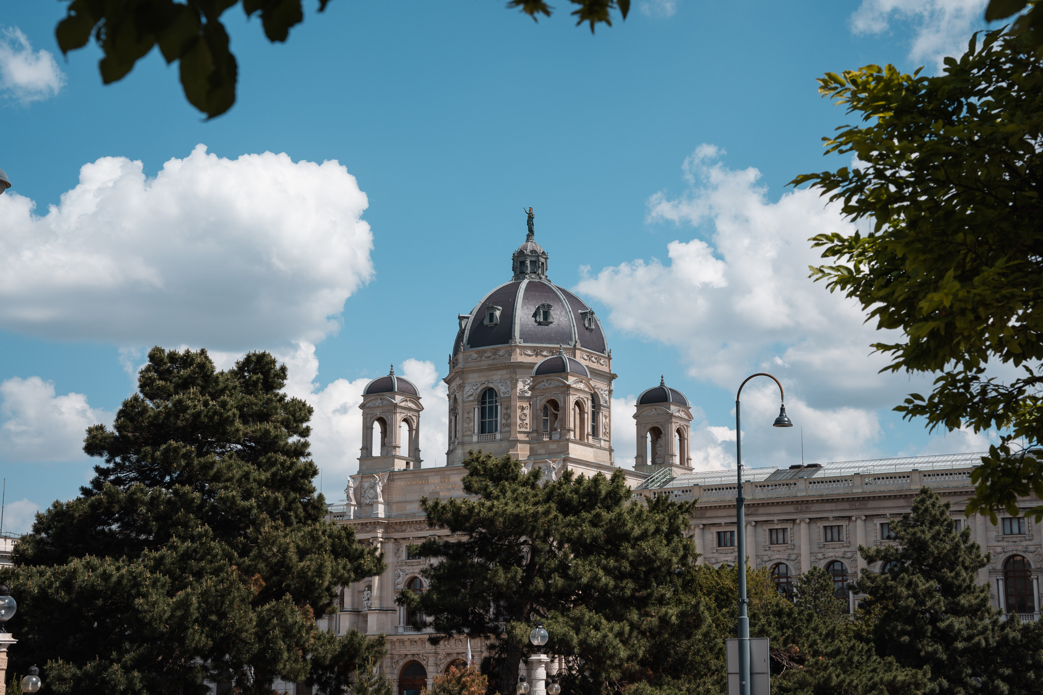 Blick auf das Kunsthistorische Museum